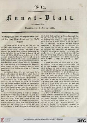 Nr. 11-20 (9. Februar – 10. März 1836)