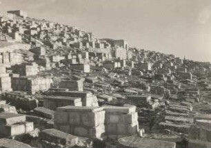 Jerusalem. Jüdischer Begräbnisplatz im Tal Josaphat