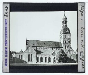 Riga, Dom : Außenansicht von N