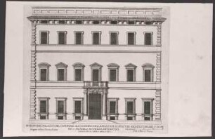 Rom, Palazzo Bonelli, Fassade