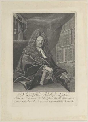 Bildnis des Gottfried Adolph Luja