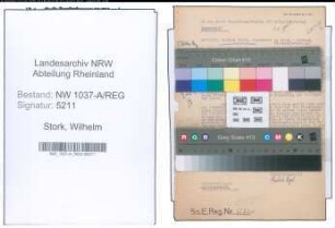 Entnazifizierung Wilhelm Stork , geb. 13.09.1881 (Fahrlehrer)