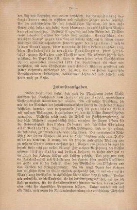 Zukunftsaufgaben