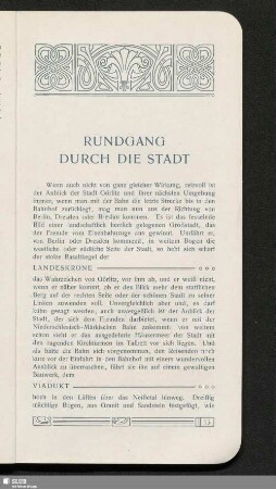 Rundgang durch die Stadt