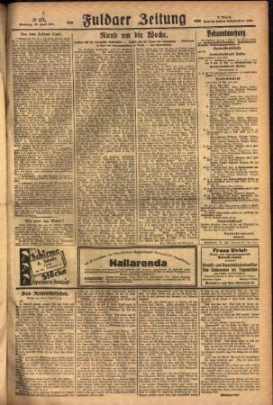 Zweite Ausgabe vom Sonntag, den 19. Juni 1927.