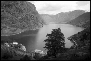 Flåm: Aurlandfjord, von oben