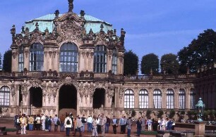 Dresden - Zwinger : Aufgenommen im Zwinger von Dresden ca. 2001