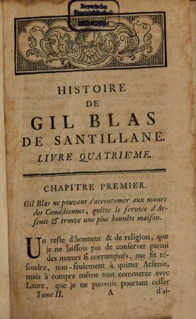 Histoire De Gil Blas De Santillane, [2]