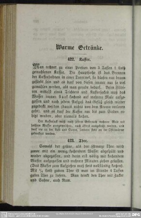 Warme Getränke