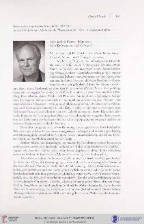 Antrittsrede vom 11. Dezember 2004