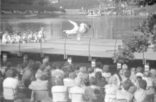 Budo-Club Karlsruhe. Trainings- und Übungsveranstaltung auf der Seebühne im Stadtgarten