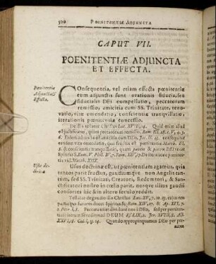 Caput VII. Poenitentiæ Adjuncta Et Effecta.