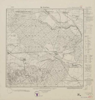 2563 (alte Nr.: 1159) Gr. Linichen, Meßtischblatt (4cm - Karte)