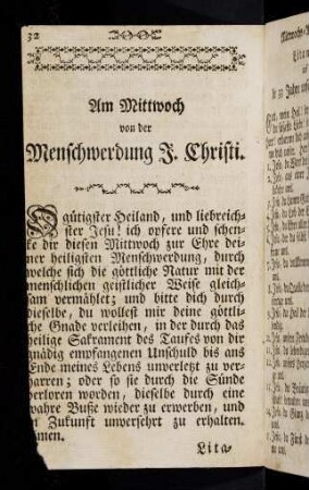 32-40, Mittwochs-Andachten.
