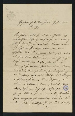 Brief vom 13. Dezember 1856