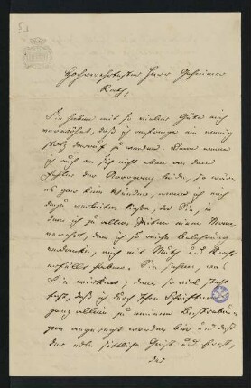Brief vom 13. Dezember 1856