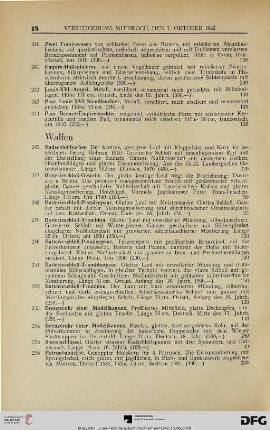 Waffen (Nr. 245-297)