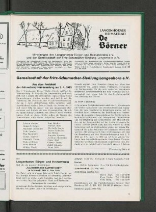 Gemeinschaft der Fritz-Schumacher-Siedlung Langenhorn e.V.