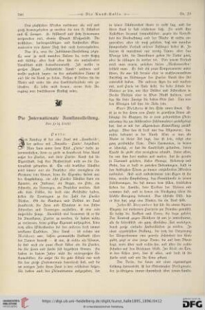 1: Die Internationale Kunstausstellung : Paris