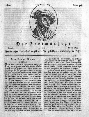 Nro. 96, Dienstag, den 14. May 1811