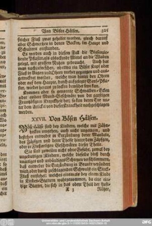 XXVII. Von Bösen Hälsen.