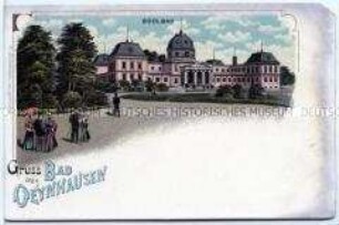Das Solebadehaus (heute: Badehaus 2) in Bad Oeynhausen