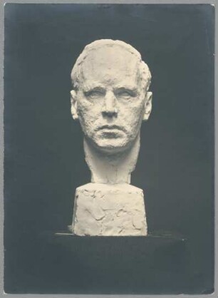 Selbstbildnis, 1925, Gips