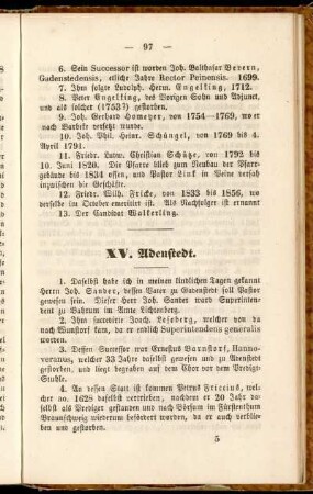 XV. Adenstedt