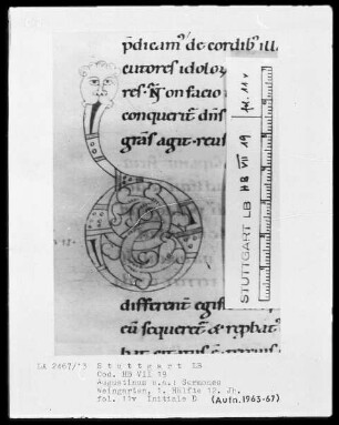 Augustinus, Sermones — Initiale D, Folio 11verso