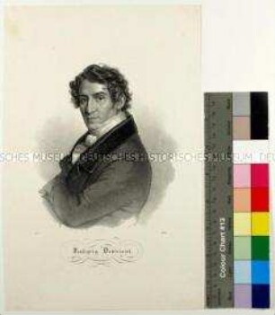 Porträt des Schauspielers Ludwig Devrient