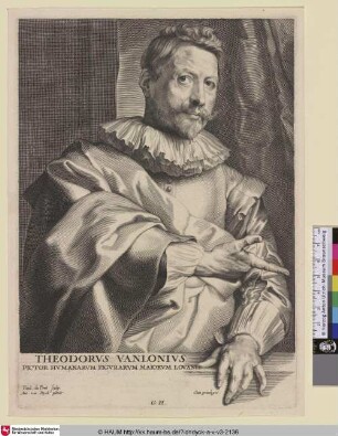 Theodorus Vanlonius [Porträt des Malers Theodoor van Loon; Theodoor van Loon; Portret van de schilder Theodoor van Loon]