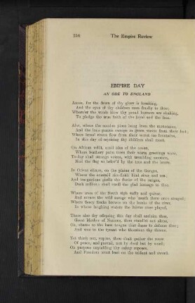Empire Day. An Ode to England.