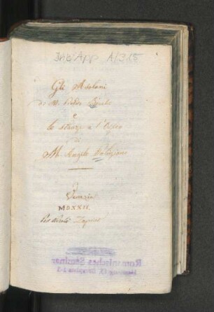 Gli Asolani Di Messer Pietro Bembo : Con alcune altre sue stanze d'amore