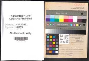 Entnazifizierung Willy Breidenbach , geb. 03.12.1905 (Beamter)