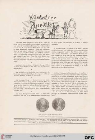 Künstler-Anekdoten