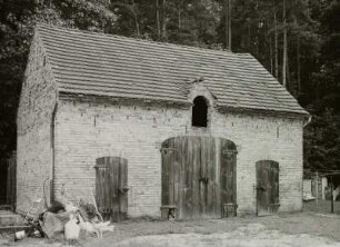 Krauschwitz-Sagar, Scheune, um 1900