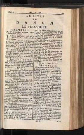 Le Livre De Nahum Le Prophete