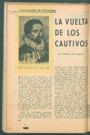 La vuelta de los cautivos : Evocaciones de actualidad