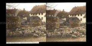 Zerschossene Häuser, Gerdauen
