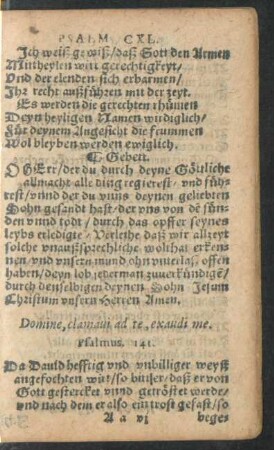 Psalmus. 141. - Psalmus. 150