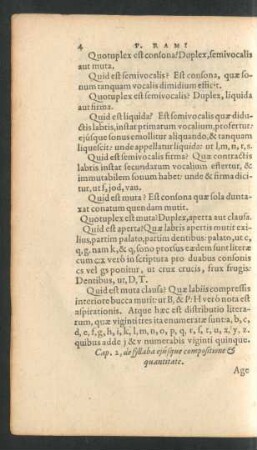 Cap. 2, de syllaba eiusque compositione & quantitate.