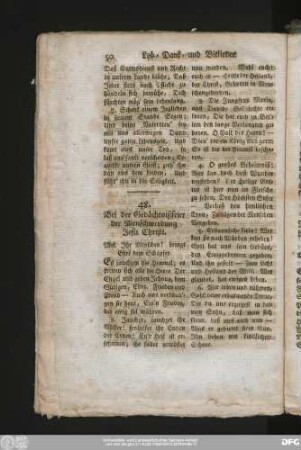48. Bei der Gedächtnißfeier der Menschwerdung Jesu Christi.