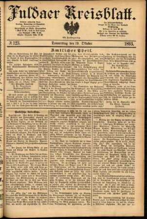Ausgabe vom Donnerstag, den 19. Oktober 1893.