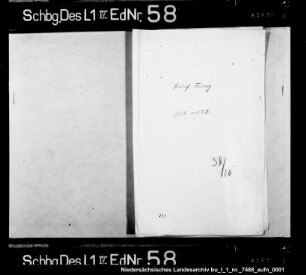 Schuldensachen des Friedrich Torney