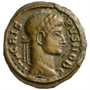 Münze, Follis, Aes 3, 320 - 321 n. Chr.