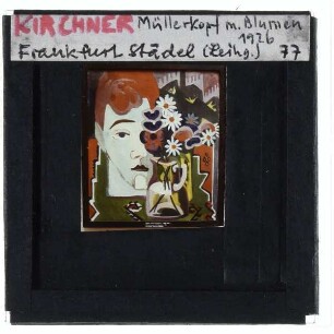 Kirchner, Müllerkopf mit Blumen