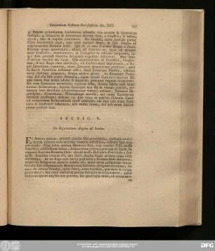 Sectio V. De Reformatione Angliae & Scotiae.