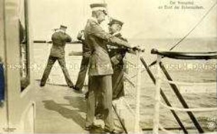 Kronprinz Wilhelm an Bord der "Hohenzollern"