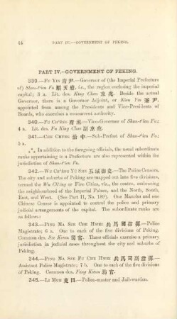 Part IV. - Government of Peking