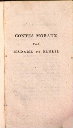 Contes moraux